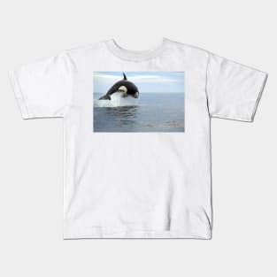 Killer whale hunting (C019/4452) Kids T-Shirt